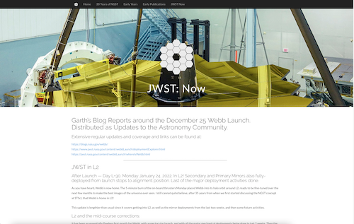 JWST: Now